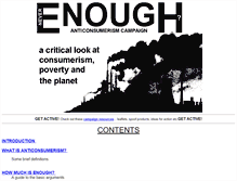 Tablet Screenshot of enough.org.uk